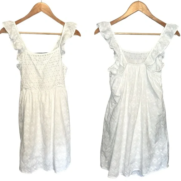 Patterned/Embroidered Mini Dress w Lining - Picture 3 of 13